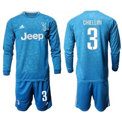 Juventus Fodboldtrøjer Chiellini 3 Børn 3. sæt 2019/20 Langærmet Juventus Fodboldtrøjer Chiellini 3 Børn 3. sæt 2019/20 Langærmet